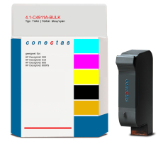 Tinte 4.1-C4911A-BULK kompatibel mit HP C4911A / 82