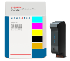 Tintenpatrone 4.3-PG560XL kompatibel mit Canon PG-560XL / 3712C001